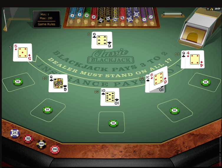 Бледжек в онлайн казино. 