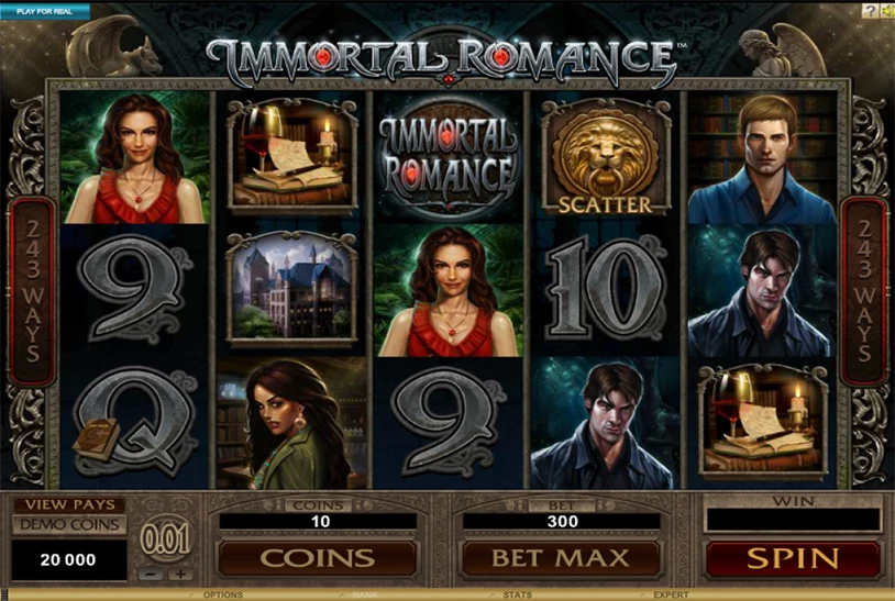 Immortal Romance демо игровой автомат. 