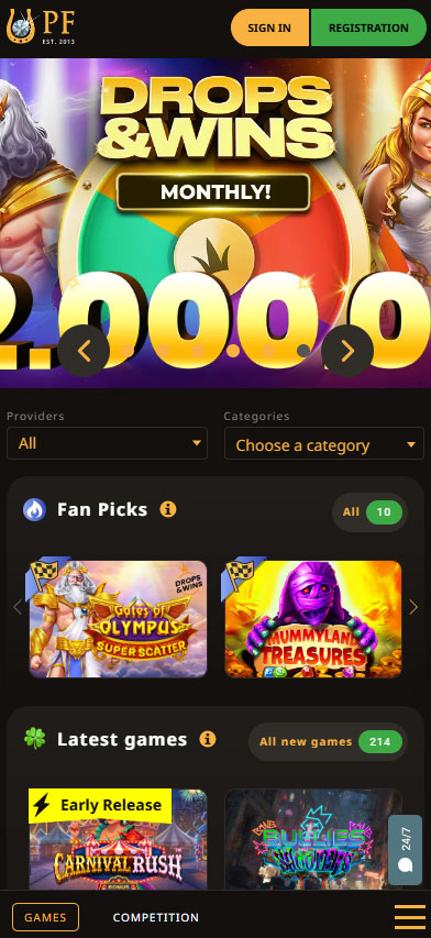 Мобильная версия онлайн казино. 