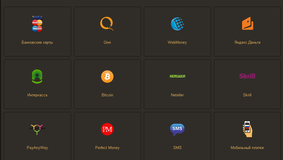 Платежные системы онлайн казино Плей Фортуна. 