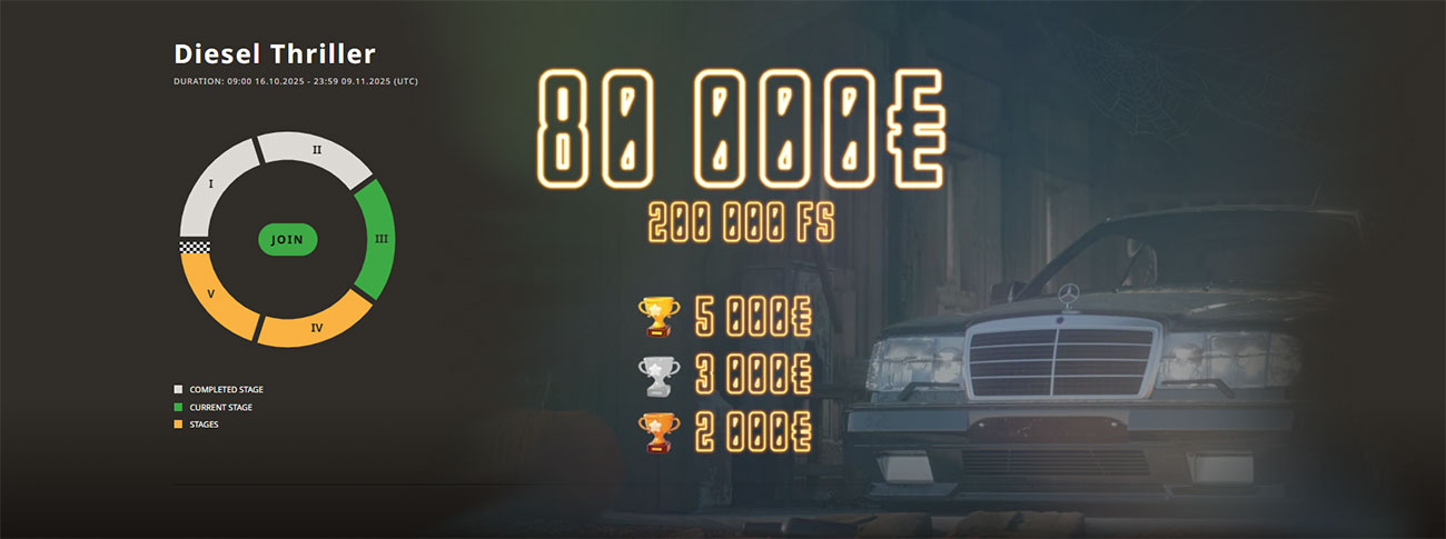 Стрим рейс в Плей Фортуна казино Принять Участие (Stream Race)